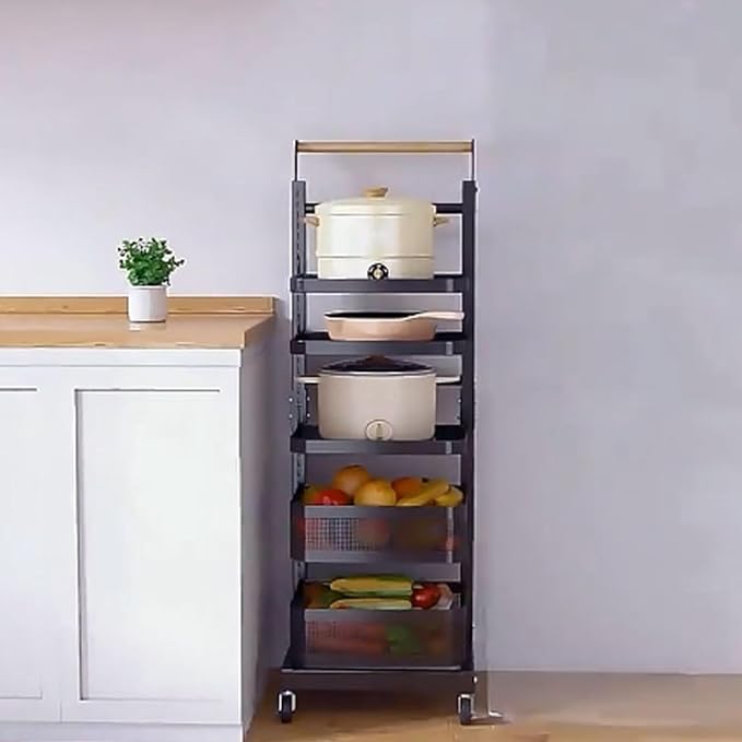 Kitchen Drawer nizer for Saucepan Lids and Plates Cupboard Storage Rack with Corner Placement Black Set of 3 Boards