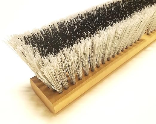 Heavy Duty 24" Multi-Surface Push Broom with Green/Black Handle for Garage, Warehouse, Driveways, Sidewalks, Patio Sweeping