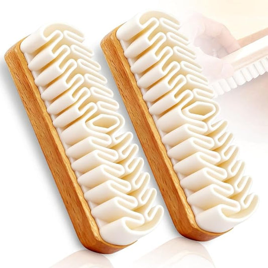 Suede Shoe Brush and Eraser, 2026 New Rubber Shoe Brush, Rubber Polish Eraser with Soft Bristle Brush for Suede Cleaner and Nubuck Brush (2)