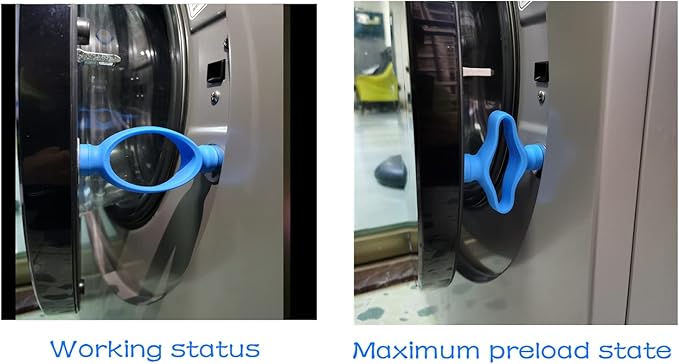 washing machine door prop,prevent holdy moldy Helps your Washer Dry Properly to Prevent Odors (dark grey) (blue)