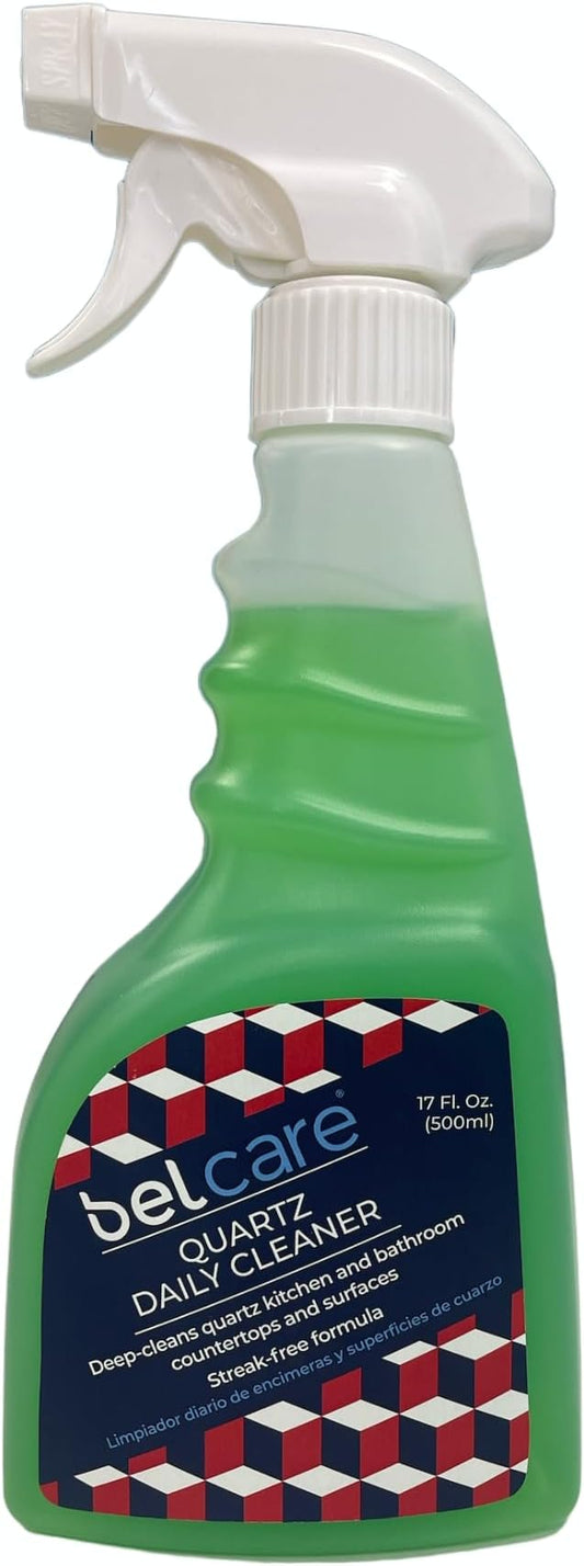 Quartz Countertop Cleaner, Kitchen Spray, Bathroom Vanity Cleaner, ph-Neutral, Streak Free - 17 fl oz