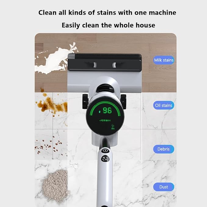 Household Floor Scrubber,Wet and Dry,850ml Clean Water Tank,600ml Sewage Tank,16kpa Suction Washing and Mopping Machine,Cleaning Machine