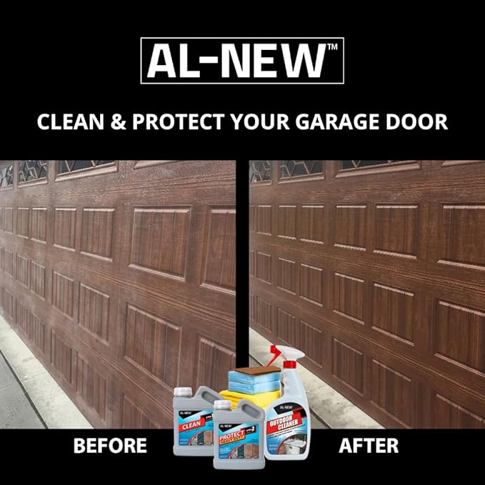 AL-NEW Garage Door Restoration System | Easily Clean, Restore, & Protect Your Garage Door