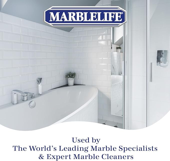 Marblelife Power Shower Cleaner, Heavy-Duty Shower & Tub Bathroom Cleaner, A Must on Basic Bathroom Cleaning Supplies, 32 oz