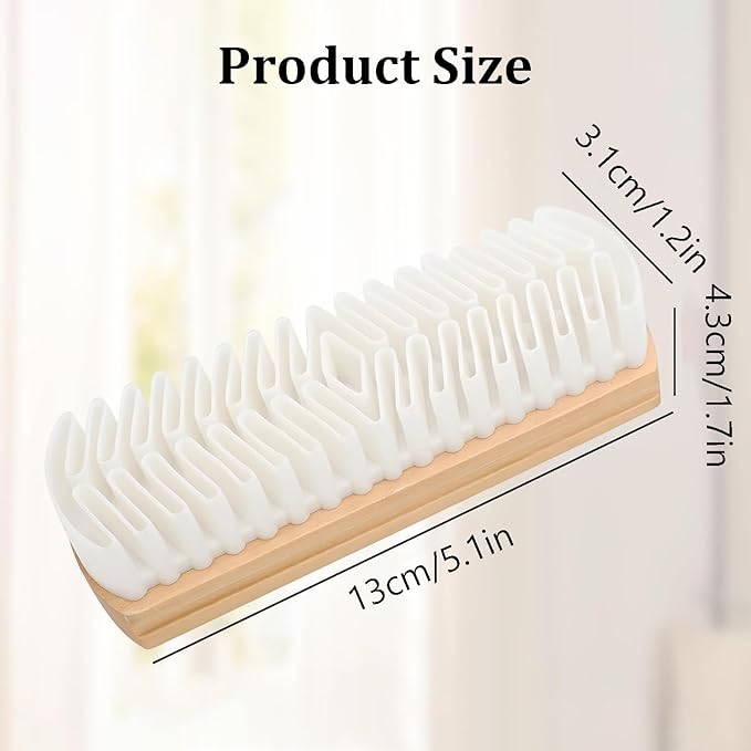 Suede Brush & Rubber Shoe Brush, 2-in-1 Professional Dry Cleaner Tool for Shoes & Boots, Shoe Cleaning Brush for Reduce Scuffs and Restores Nap