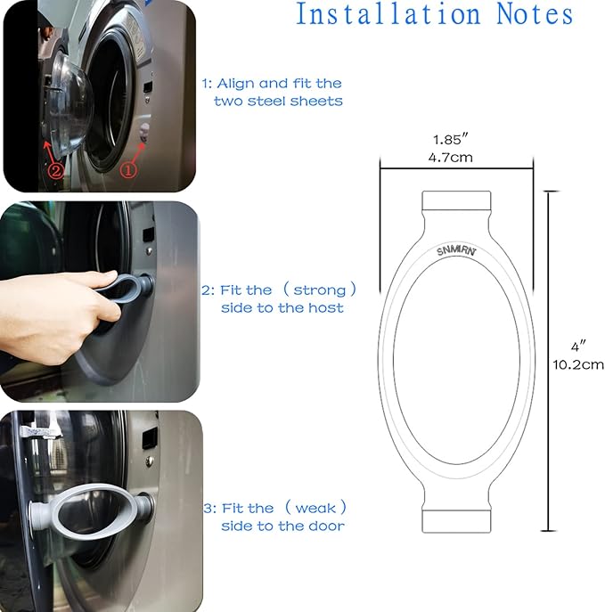 washing machine door prop,prevent holdy moldy Helps your Washer Dry Properly to Prevent Odors (dark grey)