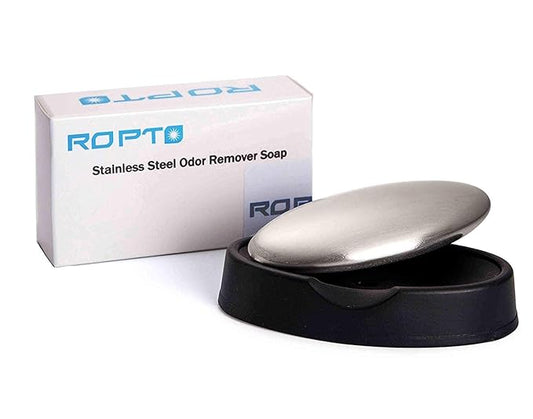 Rondure Stainless Steel Soap Hand Odor Remover bar Eliminating Smells Like Onion Garlic Scents from Hands and Skin Kitchen Gadgets