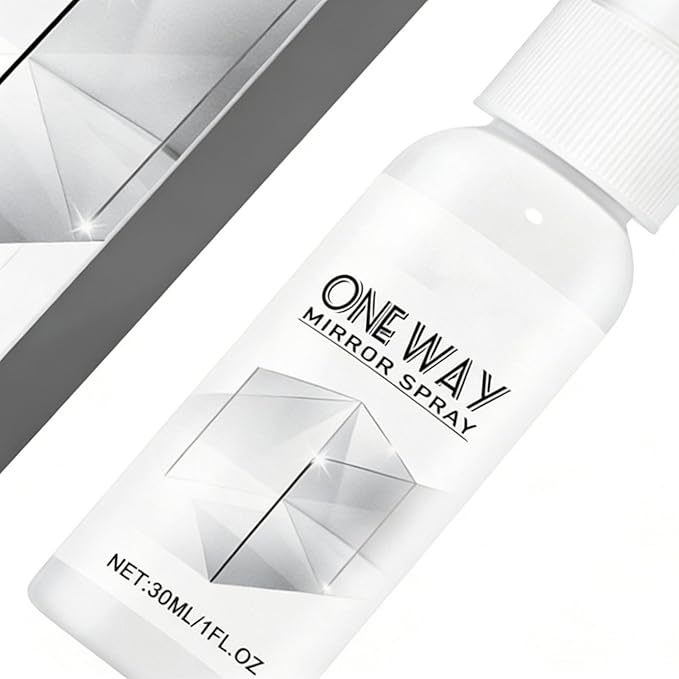 Glass Cleaner - Anti Fog Mirror Spray Solution, Windshield Stain Removal Liquid with Clear Vision Formula Protection, Quick Wipe Cleaning Function, Ideal for Car Bathroom Kitchen Surfaces