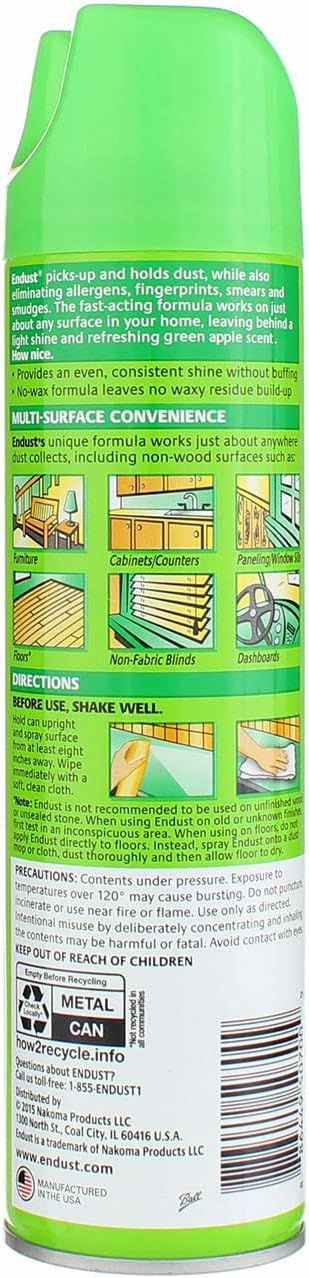 Endust Multi-Surface Dusting and Cleaning Spray, 10 Ounce