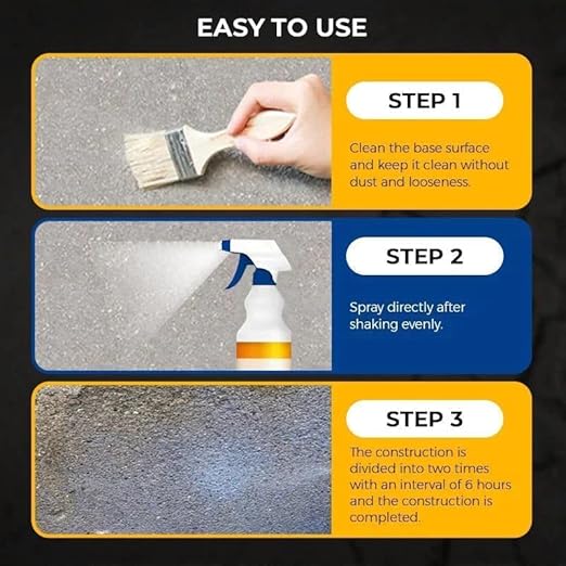 500ml Concrete Crack Filler, Sand Fixing Agent Spray Agent, Wall Protection Spray, Multi-use Invisible Waterproofing Agent, Waterproof Sealant Agent Transparent (1PC)