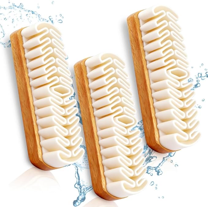 Suede Shoe Brush and Eraser, 2026 New Rubber Shoe Brush, Rubber Polish Eraser with Soft Bristle Brush for Suede Cleaner and Nubuck Brush (3)
