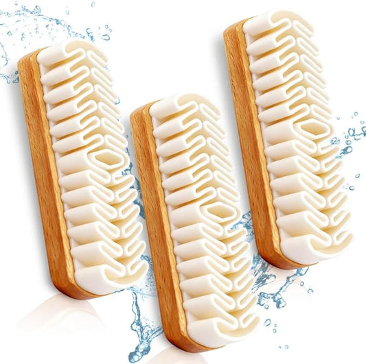 Suede Shoe Brush and Eraser, 2026 New Rubber Shoe Brush, Rubber Polish Eraser with Soft Bristle Brush for Suede Cleaner and Nubuck Brush (3)