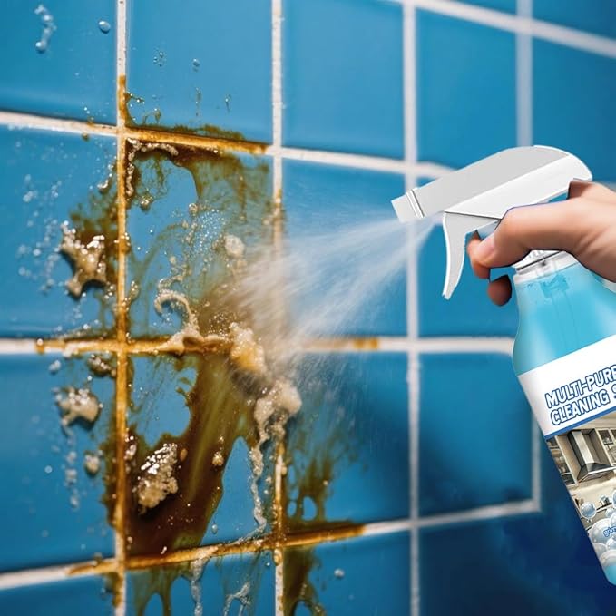 2026 Upgraded Splash Spray All-Purpose Cleaner Foam Tablets, Heavy-Duty Degreaser for Stove, Oven, Kitchenware, Grease & Grime Remover with Spray Bottle Kit (3)
