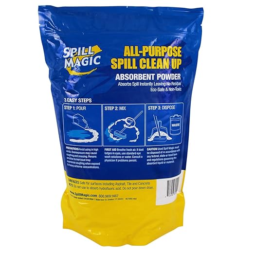Spill Magic All-Purpose Absorbent Powder, 3 lb Bag
