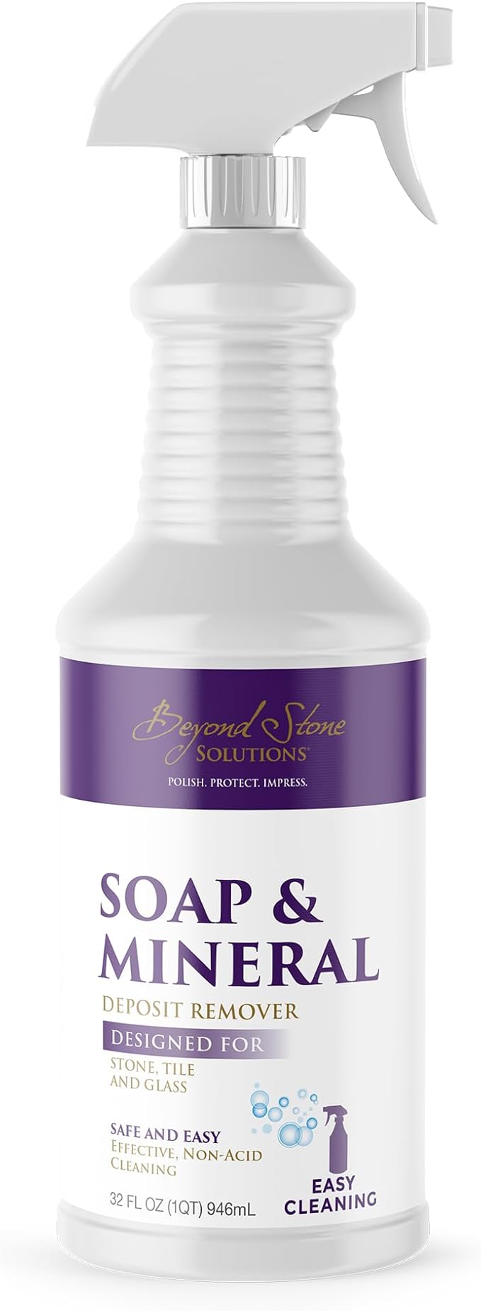 Non-Acidic Soap & Mineral Deposit Remover, 32oz