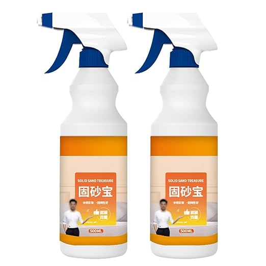500ml Concrete Crack Filler, Sand Fixing Agent Spray Agent, Wall Protection Spray, Multi-use Invisible Waterproofing Agent, Waterproof Sealant Agent Transparent (2PCS)