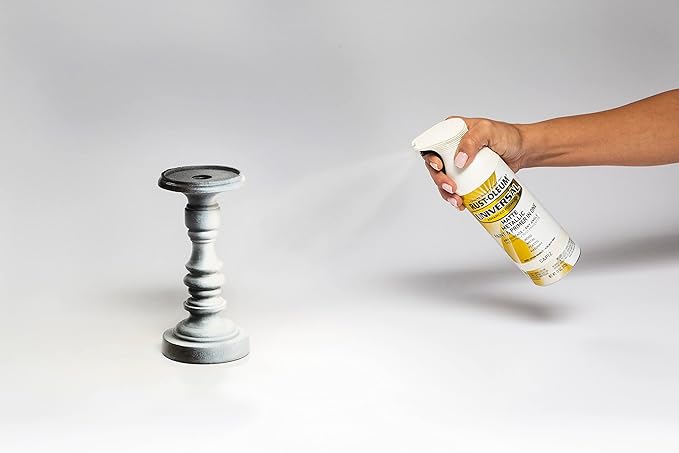 Rust-Oleum 371597 Universal All Surface Metallic Spray Paint, 11 oz, Matte Capiz