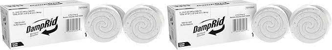 DampRid Moisture Absorber Drop-In Tablet Refill Pack, Fresh Scent, 15.8 oz., 8 Pack, Attract and Trap Excess Moisture and Eliminate Musty Odors for Cleaner, Fresher Air