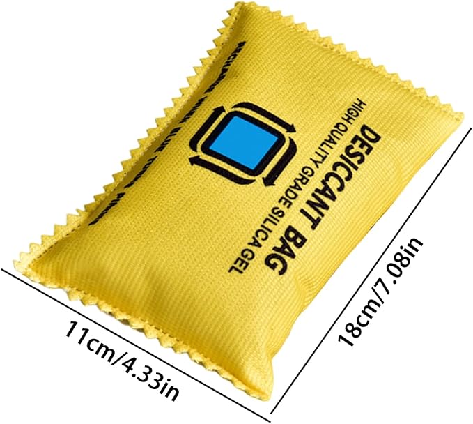 Auto Dampness Eliminator - Regenerable Silicone Granule Bag, Condensation Reducer, Spill Resistant Case | Interior Glass Clearer, Sedan SUV Truck Wardrobe Cellar Shed Apartment Boat Locker Marine