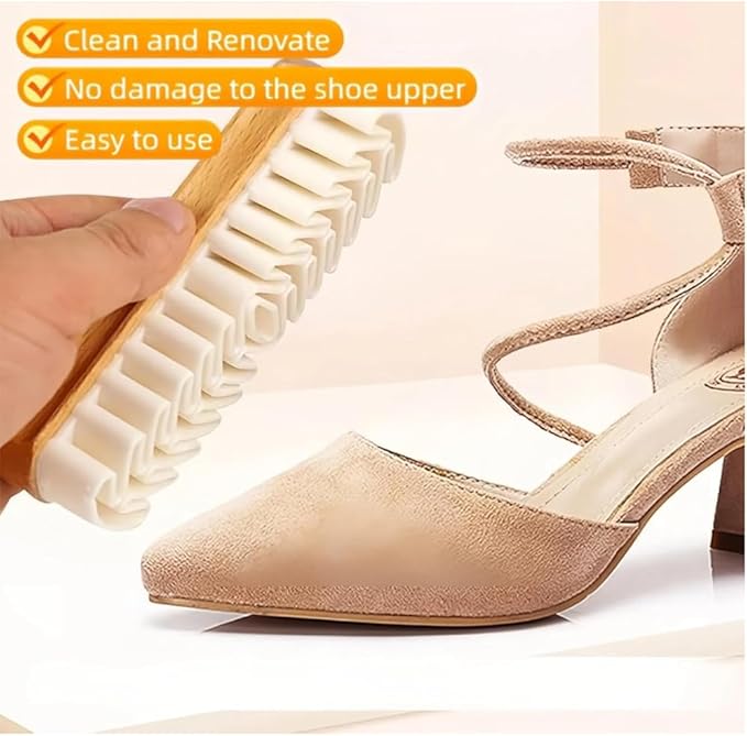 Magic Rubber Shoe Brush, 2026 New Lazy Shoe Brush, Suede & Boot Scrubbing Brush for Cleaning, Does Not Damage The Surface, Suitable for Cleaning Suede, Nubuck, Leather Shoes, Bags (1PC)