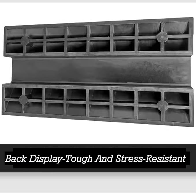 Speed Bumps Cable Protector,1-Piece Integrated Cable Cover Ramp,for Road Garage Gravel Roads Asphalt Concrete(80x50x10CM)