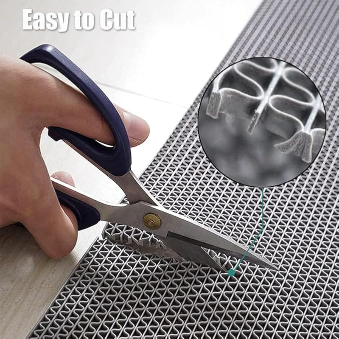 Non Slip Drainage Mats PVC Pool Floor Mat 0.23'' Thick Outdoor Indoor Parking Space Mat for Bathroom Garage Basement Backyard Commercial Kitchen 3x5Ft, Grey