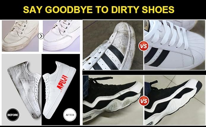 Shoe Cleaner Wipes Packs of 80 Pcs, Portable Cleaner Shoe Wipes Quickly Remove Dirt & Stains - These Disposable Shoe Cleaning Wipes Can Be Used On Most Footwear