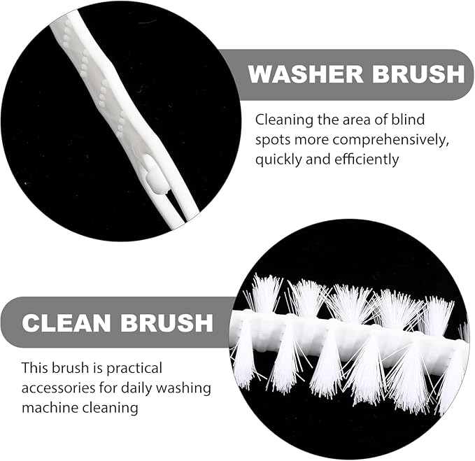 Portable Drum Washing Machine Cleaning Brush for Slot and Flat Surfaces - No-Remove Design (2pcs)