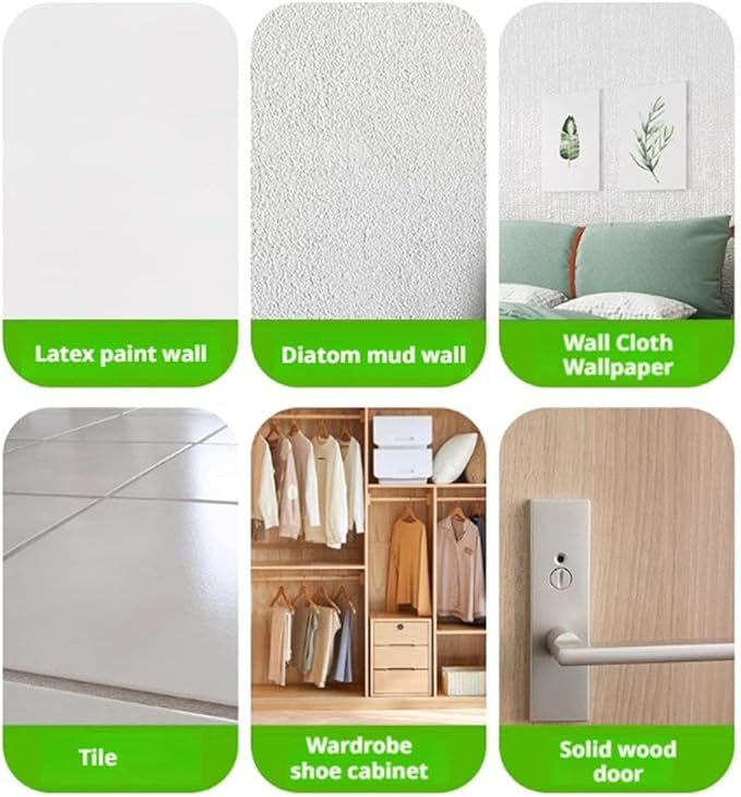 Wall Mold Remover Spray - Multi Surface Cleaning Solution for Painted Walls, Wood, Tile & Fabric, Highly Effective Stain & Dust Remover for Bathroom & Kitchen, Long Lasting Protection (3pcs)