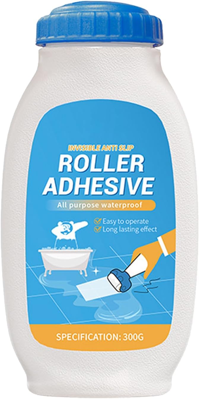 Bathroom Anti Slip Coating – Shower Non Skid Paint, Bathtub Grip Layer | Slip Resistant Clear Protection, Textured Safety Finish Spray, Tile Adhesive with Sealant for Glass, Floors, Wet Areas
