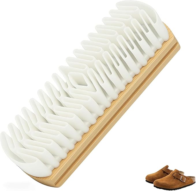 Suede Eraser & Brush for Shoes, Magic Rubber Shoe Brush Cleaner for Suede Shoe,Bags,Jacket Care (1PC)