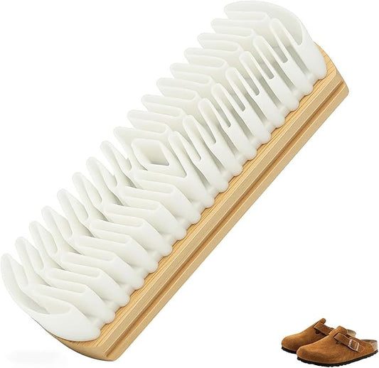 Suede Eraser & Brush for Shoes, Magic Rubber Shoe Brush Cleaner for Suede Shoe,Bags,Jacket Care (1PC)