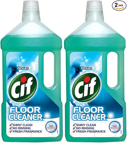 CIF Ocean Multipurpose Floor Cleaner with Shiny Clean & Fresh Fragrance 950ml (Pack of 2)
