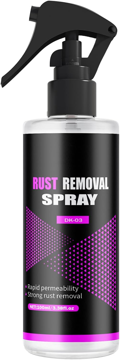 Car Iron Powder Remover, Deep Cleansing Neutral Formula, 100ml, Car Tire Cleaner, Rust Stain Removal Spray, Long-Lasting Protection, Use For Marine Driveway Motorcycle Garage And Shower Surfaces