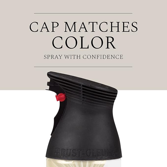 Rust-Oleum 245197-6PK Universal All Surface Spray Paint, 12 oz, Satin Black, 6 Pack