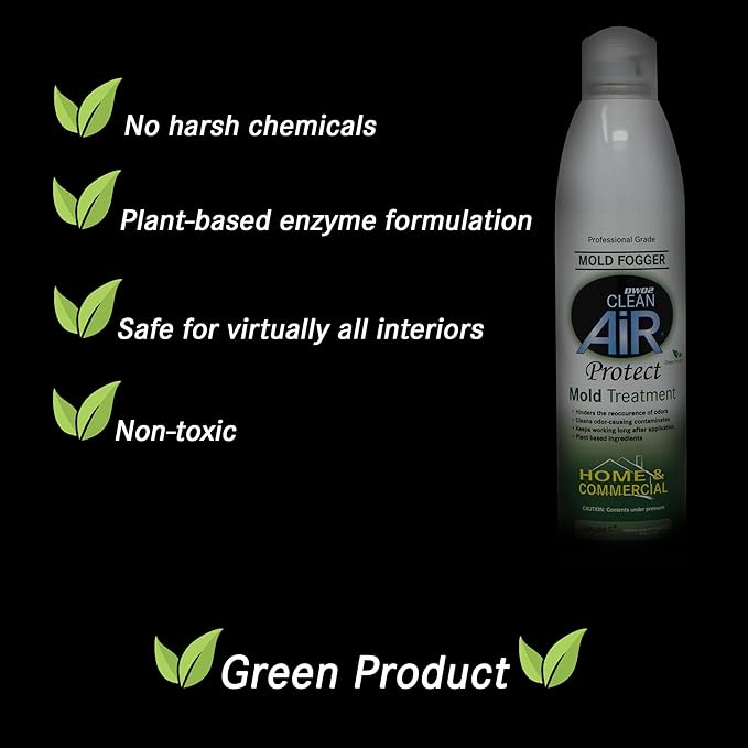 DWD2 Clean Air Protect Mold-Odor Apartment Fogger Bundle (1) 8oz. (2) 14oz.