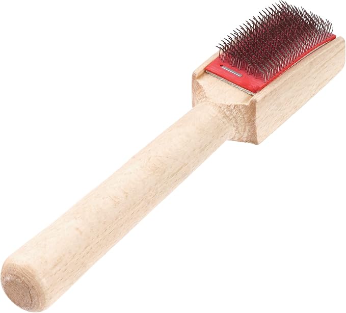 Jmkcoz Dancing Shoes Brush Wooden Suede Sole Shoe Brush Cleaner Cleaning Brush for Modern Latin Dance Shoes Wire Brush