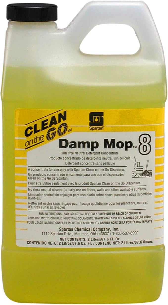 Damp Mop 8 Clean On The Go Dispensed # 473602, 4-2Liter -(1 CASE)