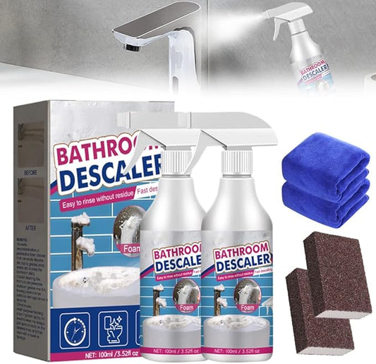 Eadwe Stubborn Stains Cleaner, 2025 Upgrade Bathroom Descaler Cleaners, Multipurpose Bathroom Foam Cleaner, Bathrooms Descaler Spray for Toilet Bath Shower Glass Sink Cleane (2)