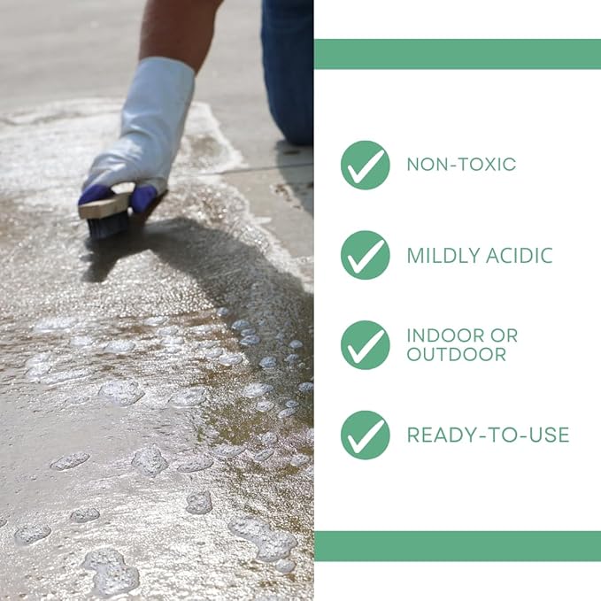 Akona Concrete/Masonry Restoration Cleaner - Clean & Restore Concrete, Masonry, Brick, Pavers, & More, Removes Efflorescence, Indoor or Outdoor, Multipurpose (1 Gallon, 1)