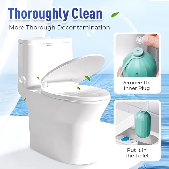Toilets Bowl Cleaning, 2025 New Automatic Toilet Cleaner, Continuous Deep Lasting Cleaning System Fresh Scent (8.82 FL OZ, 1pcs)