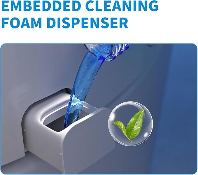 MAMADOU Foam Shield Smart Toilet Special Foaming Agent Splash Toilet Bowl Cleaner Deodorizing Stain-Resistant Cleaning Liquid For Fresh Bathroom 100ml 4Pack