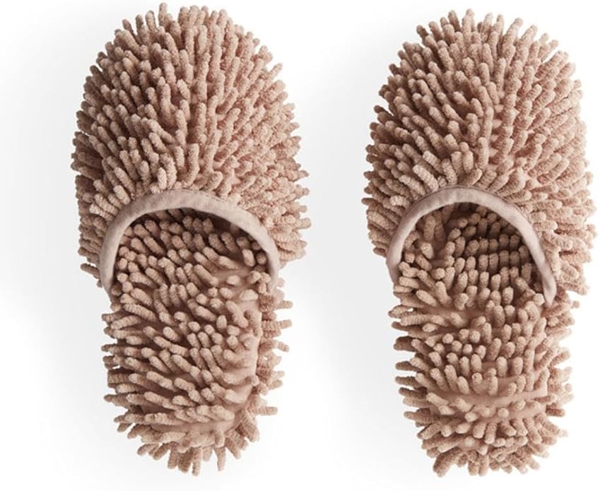 Cleaning Shoes,Mop Shoes Slippers, Multifunction,Absorbent Polyester Base Board Cleaner,for Sweeping Dirt Dust Home Office
