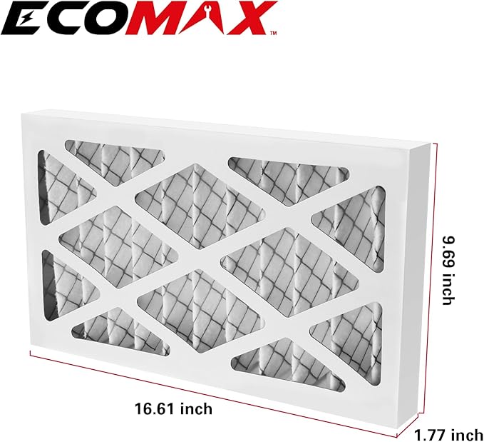 ECOMAX Air Filtration System Replacement Filters Set, 1 Internal Filter and 1 External Filter, Suitable for Ecomax MCF03 Air Filtration System Dust Collectors for Woodworking, MCF03AC1