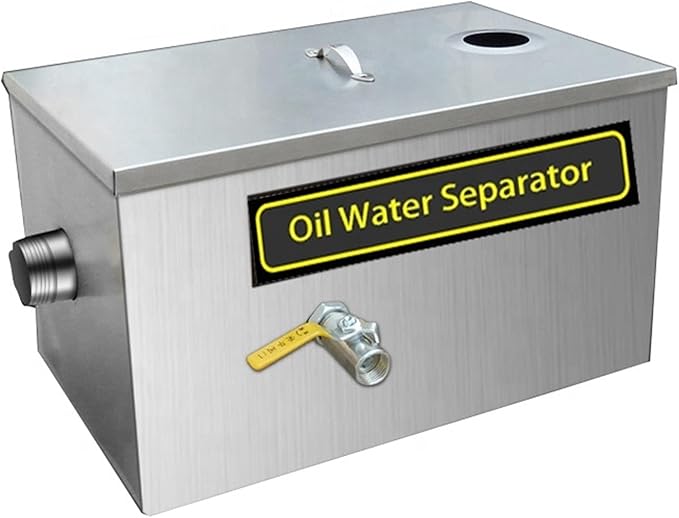 Grease Trap, Stainless Steel Oil Water Separator For Kitchen Grease Trap Filter