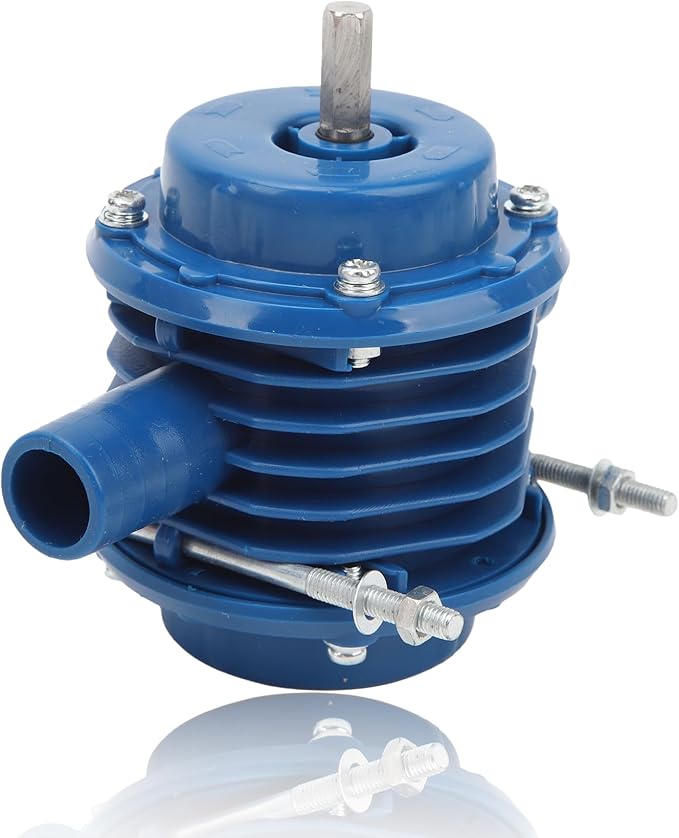 Mini Self Priming Hand Drill Water Pump, Heavy Duty Electric Centrifugal Pump for Cleaning Ponds, Pools, Draining Basements, Irrigating Gardens, Fueling and Discharging Oil
