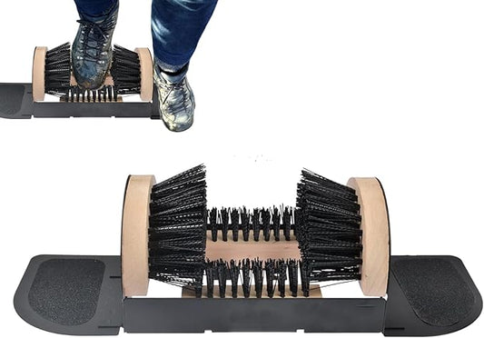 Boot Scraper, Boot Mud Cleaning Scraper, Heavy Duty Shoe Cleaning Brush for Outdoor Mud Snow Farm Camping Entryway Dirt Porch Entrance Home, Keeps Shoes and Boots Clean, Sturdy Outdoor Accessory