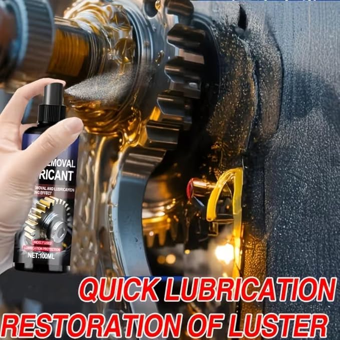 Rust Remover Spray for Metal, Iron Stain Remover, Fast-Acting Oxidation Metal Cleaner for Vehicles, Tools, Chains