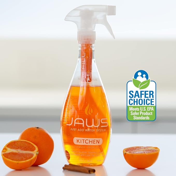 JAWS Kitchen Cleaner Refill Pack. Includes 2 Refill Pods. Refillable Cleaning Supplies.