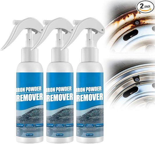 Rust Stain Remover,Heavy-Duty Iron Stain Remover for Metals Multipurpose Rust Stain Remover for Tools, Cars, Chains, Iron Out (2)